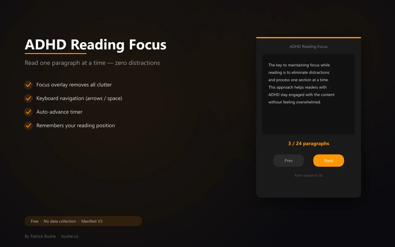 ADHD Reading Focus
